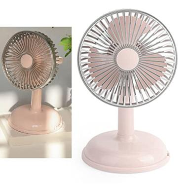 Imagem de Zerodis Fã de Torre de Ventilador Elétrico Pequeno fã de Mesa de Mesa para Sala de Aula de Escritório Em Casa Simples Carregando Little Com Capa Removível Ideal para Uso Com Vintage Pequena (Leve