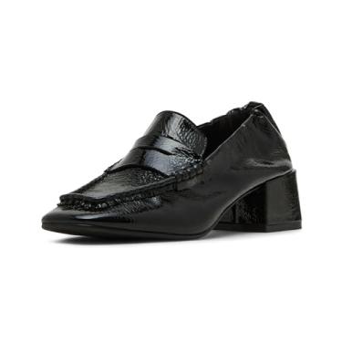Imagem de Steve Madden Estee Pump feminino, Patente de enrugamento preto, 35