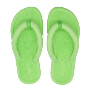 Imagem de Chinelo Nuvem Feminino Antiderrapante 2,5-3cm | Microexpandido Impermeável | 5 Cores Modernas | Tamanhos 33-40(Verde,36)