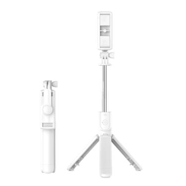 Imagem de Jectse Tripé BT Selfie Stick, Ajustável Com Controle Remoto Sem Fio e Suporte Dobrável, Compatível Com Smartphones de 65 Mm a 88 Mm, Portátil Leve para Fotografia de Viagens (BLACK)