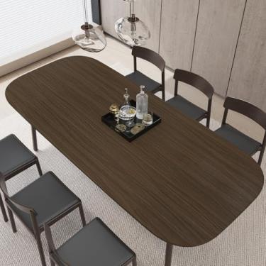 Imagem de CONPAPER Papel de contato de grão de madeira marrom grosso grosso papel de parede impermeável removível papel de parede de madeira texturizado para bancada, banheiro, armário, quarto, 77 x 899 cm