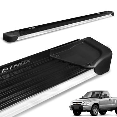 Imagem de Estribo Lateral S10 CS 1995 a 2011 Alumínio Preto A4