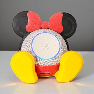 Imagem de Suporte Alexa Echo Dot MAX Mikcey ou Minnie - Presente, decoração criativa, escultura, miniatura