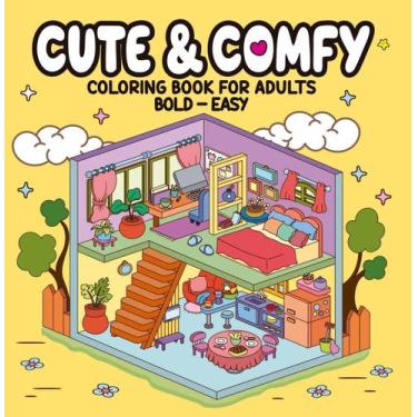 Imagem de Cute & Comfy - Coloring Book For Adults - CAMELOT EDITORA, Sortido