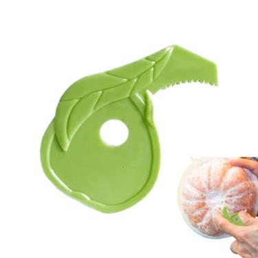Imagem de Shakven Ferramenta descascador de frutas cítricas, descascador de laranja,Descascador de laranja de qualidade alimentar para coquetéis | Removedor portátil de casca de cítricos, raspador de cortador