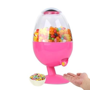 Imagem de Dispensador automático grande de doces de 30 cm, dispensador de doces ativado por movimento vintage, sem toque, 3 opções de distribuição, dispensador automático de doces para mesa de escritório, casa