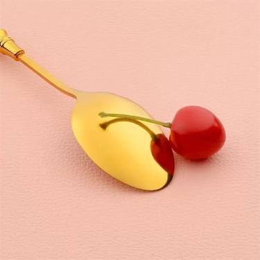 Imagem de Colheres de sopa Casa ocidental comida cerâmica de aço inoxidável alta beleza criativa bonito high end colher requintada(Branco)