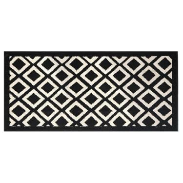 Imagem de Shakven Tapetes antiderrapantes para cozinha, tapetes e tapetes de cozinha - Tapetes de cozinha xadrez Tapetes de cozinha absorventes e antiderrapantes,Tapete impermeável lavável e macio para casa e