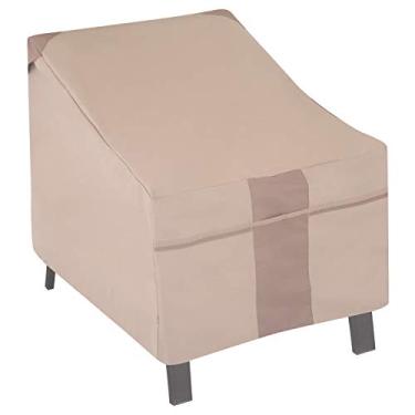 Imagem de Modern Leisure Capa para cadeira de pátio Monterey Lounge/Club 2902 (88,5 cm C x 96,5 cm P x 78,8 cm A) resistente à água, cáqui/fóssil