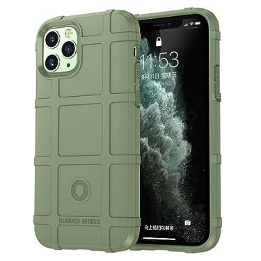 Imagem de IDEWEI Capa para iPhone 11 Pro MAX, fibra de carbono refinada, anti-queda, anti-impressões digitais, proteção integral. A capa do telemóvel é compatível com iPhone 11 Pro MAX