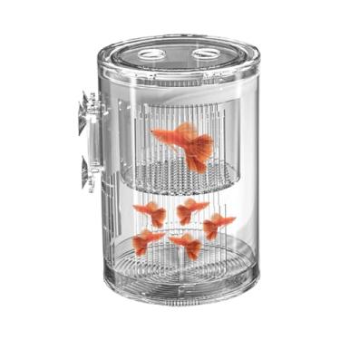 Imagem de Caixa de criador de aquário - Caixa de incubação para aquário | Criador de incubadora de acrílico para isolamento e observação de incubação de aclimatação