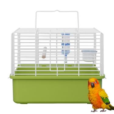 Imagem de Gaiola de pássaro, porta-pássaros destacável, acessórios impermeáveis para pássaros, gaiolas de voo leves para animais domésticos