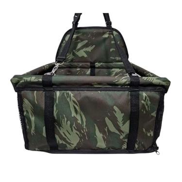 Imagem de Cadeirinha Cadeira Assento Pet de Carro para Cães Cachorro, gatos- Transporte(CAMUFLADO)