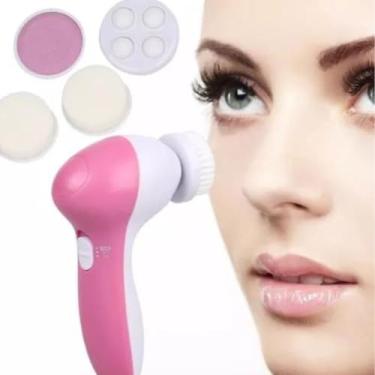 Imagem de Escova de Limpeza Facial Profissional – Limpeza 7x Mais Eficaz que Manual – Esfoliação, Massagem, Renovação da Pele – Ideal para Cravos, Acne e Poros – Compacta, Silenciosa e Resistente à Água