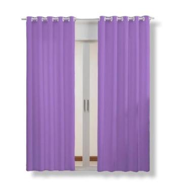 Imagem de Cortina Oxford Decorativa Cores vivas Para Sala ou Quarto Tecido Cobre