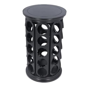Imagem de Holder, Detém 40 Pods Grande Capacidade Rotativa Cápsula De Café Rack De Armazenamento Suporte para Bancada Da Cozinha (BLACK)