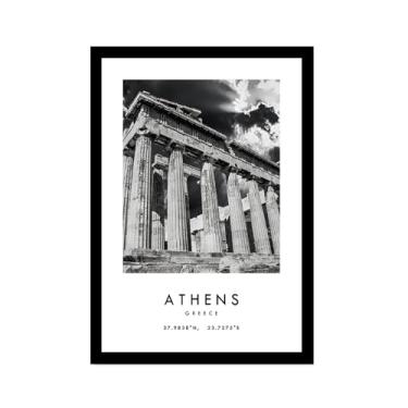 Imagem de Pôster de cidade preto e branco - impressão de viagem Roma Las Vegas Veneza Paris Sydney Amsterdam Amalfi Sanfrancisco Pintura em tela impressões de paisagem da cidade do mundo imagens de parede