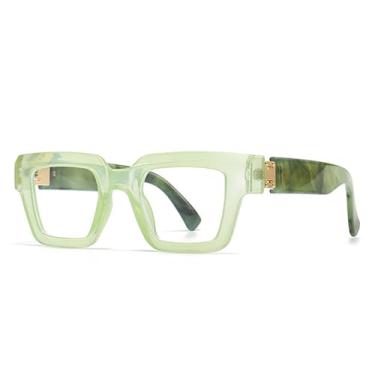 Imagem de Óculos de Sol Femininos com Lentes Degradê UV400, Cores Vibrantes, Estilo Punk Masculino, Ideais para Esportes ao Ar Livre, Corrida e Ciclismo, Verde e Transparente