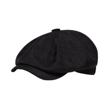 Imagem de Chapéu Retro Masculino Estilo Newsboy Primavera Verão Casual Beret Uni