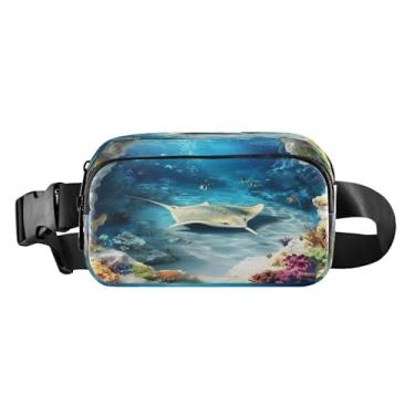 Imagem de CEBUGI Mini pochetes de caminhada para homens e mulheres, pochetes modernas resistentes à água com cinto ajustável para treino, viagem, corrida