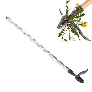 Imagem de Pssopp Ferramenta Extrator de Ervas Daninhas, Economia de Trabalho Levante-se Design de Alça Ergonômica Fácil de Usar Ferramenta de Capina Manual de Jardim de Aço Inoxidável para