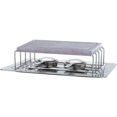 Imagem de Réchaud Hara Barcelona 2 Queimadores Fondue na Pedra