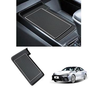 Imagem de Tapete de carregamento sem fio para Toyota Camry 2025 2026 acessórios almofada protetora de silicone antiderrapante console central carregador forro antiarranhões isolamento térmico decoração interior