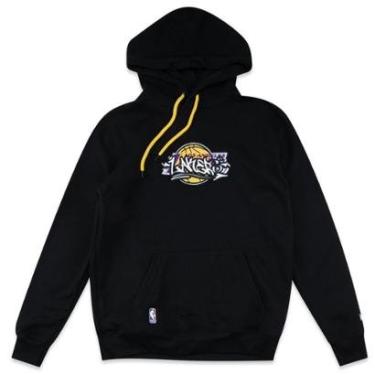 Imagem de Moletom New Era Canguru Fechado NBA Los Angeles Lakers Core Street-Masculino