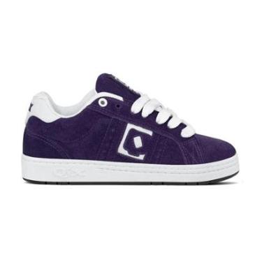 Imagem de Tenis Qix Combat Suede Roxo Branco Original-Unissex
