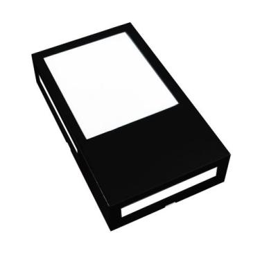 Imagem de Arandela Led Cube Avant - Preto Fosco 3000K - Luz Amarela