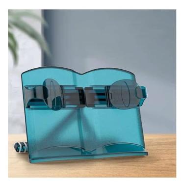 Imagem de Suporte ajustável para livros, suporte de prateleira para laptop, celular, partituras musicais, blocos de desenho, suporte de leitura fixo simples (A 30 x 21 cm)