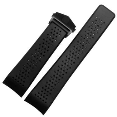 Imagem de KAVJU Pulseira de silicone substituta para TAG HEUER Fita respirável Super Carlisla Racing Mergulho Pulseira de borracha masculina e feminina 22 24 mm, 24mm