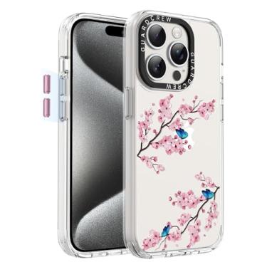 Imagem de GuardCrew Capa para iPhone 15 Pro, [proteção contra quedas de grau militar de 3,8 m à prova de colisão] [antiamarelamento e antidescasca] Capa fina de TPU transparente à prova de choque para iPhone 15