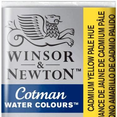 Imagem de Aquarela Winsor & Newton Cotman Pastilha 119 Cadmium Yellow Pale Hue -