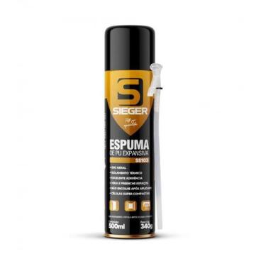 Imagem de Espuma Expansiva Poliuretano 500ml/340g Sieger SS103 048280
