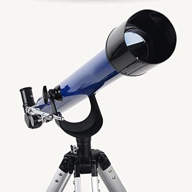 Imagem de pcagfaajmh Telescópio astronômico portátil de 60 mm para crianças e iniciantes
