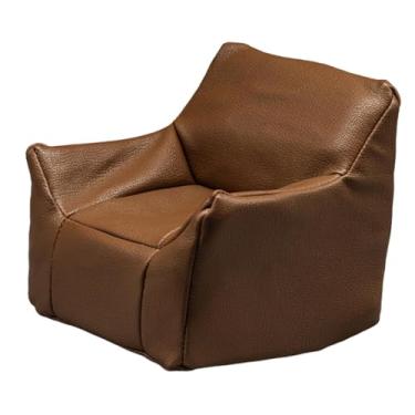 Imagem de menolana Sofá em miniatura de PU, brinquedo infantil realista com encosto, móvel em miniatura para casa de bonecas em escala 1:12, ideal para presente, Marrom