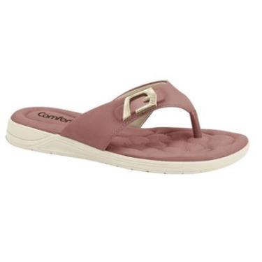 Imagem de Chinelo Feminino Comfort Flex Conforto Ortopédoco Fascite Plantar Esporão Ultrasoft Ref: 80405-Feminino