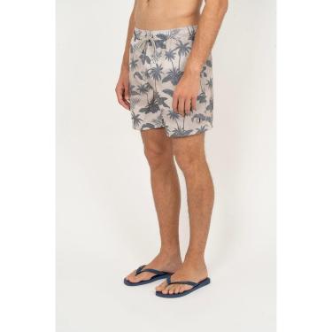 Imagem de Shorts Aleatory Estampado Coastal Bege-Masculino