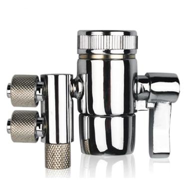 Imagem de 1/10.2 cm 3/20.3 cm 1/5.1 cm tubo OD POM conector de encaixe rápido sistema de filtro de purificador de água de aquário RO (Borgonha)