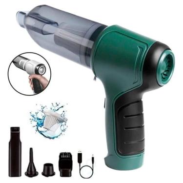 Imagem de Potente Sem Fio Aspirador Recarregável Mini Poeira Carros