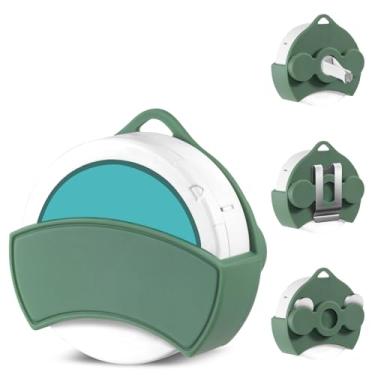 Imagem de Clipe de coldre compatível com ZYN/NZE/Alpha, suporte de silicone com ímã forte, clipe – suporte na viseira solar do carro, ventilação, cinto, mochila (verde)