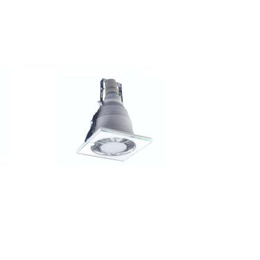 Imagem de Spot embutir p/1 lamp A65 quadrado vidro faceado