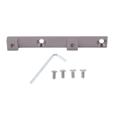 Imagem de Ajustador de furo para garrafa de água de bicicleta Chapeamento a vácuo Liga de alumínio Adaptador de ajuste de posição de furo leve e durável para montagem em quadro de bicicleta (Cor titânio com