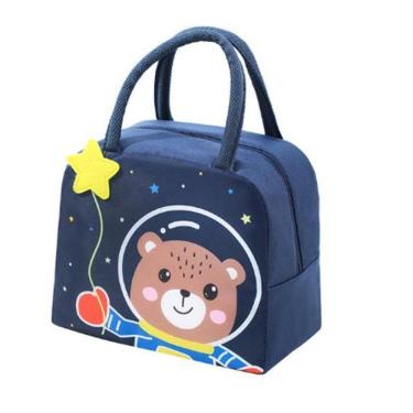 Imagem de Bolsa Lancheira Térmica Infantil Feminina Escolar Masculina
