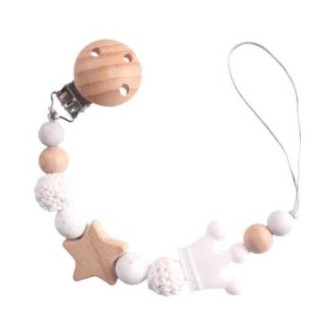 Imagem de Corrente De Mordedor Para Bebês Com Pérolas De Silicone E Clip Para Ch
