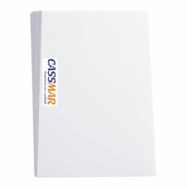 Imagem de Capa Para Encadernação Oficio Branco Couro 50un - Cassmar