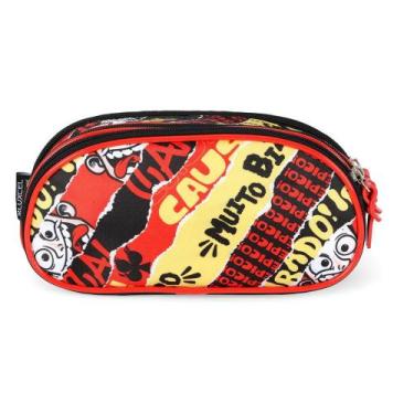 Imagem de Estojo Escolar Triplo Enaldinho Up4you Infantil Vernizado - - LUXCEL, 