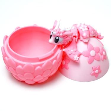 Imagem de Modelo de brinquedo de ovo de dragão impresso em 3D, estátua de renda de animal articulada flexível, pequeno brinquedo de ovos de dinossauro 3D, inquietação, brinquedo para TDAH, presente surpresa de