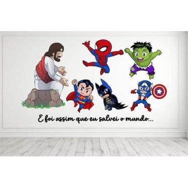 Imagem de Adesivo De Parede Meu Grande Herói - Lojinha Da Luc Adesivos